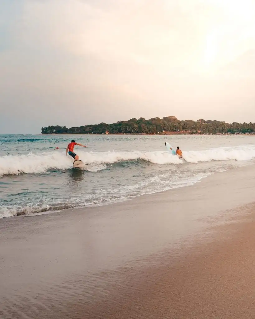 Pasikuda's calm bay beach