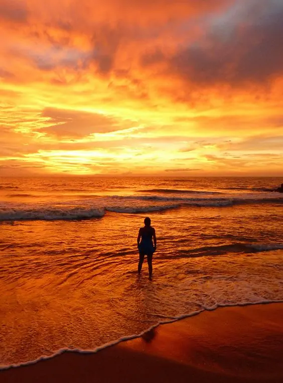 West coast beach near Chilaw